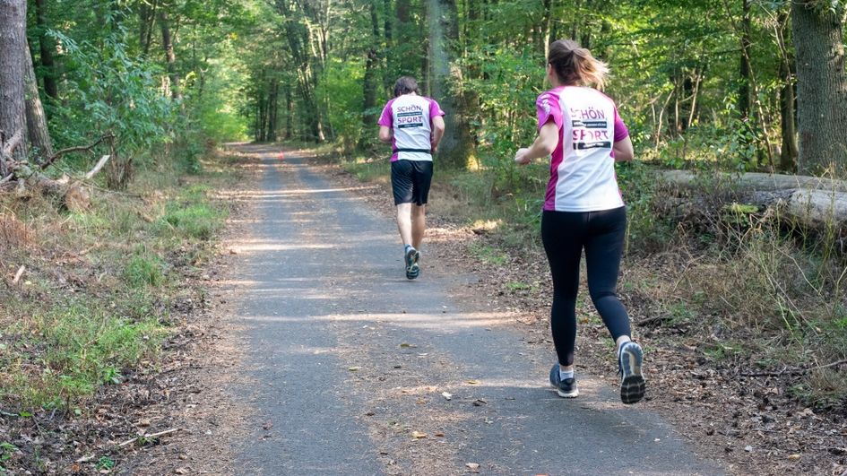 Beim Hanauer Stadtlauf 2020 stellte Evonik das größte Läuferteam.
Foto: Evonik Industries