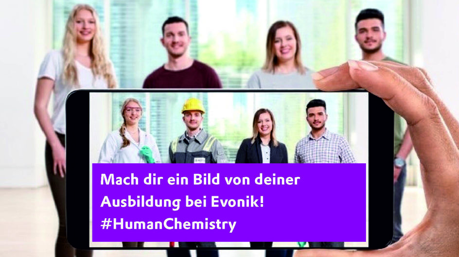 Digitale Ausbildungsmesse von Evonik am 21. Januar 2021. Foto: Evonik
 